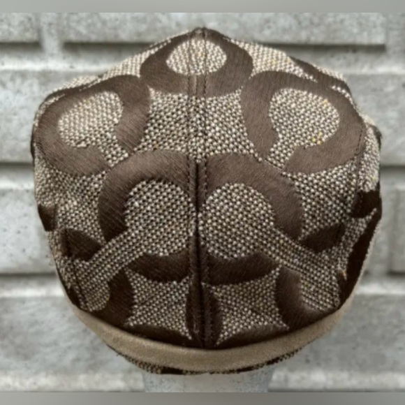 Coach Vintage Signature Karee Cap in Brown/Tan size Small - Picture 5 of 16